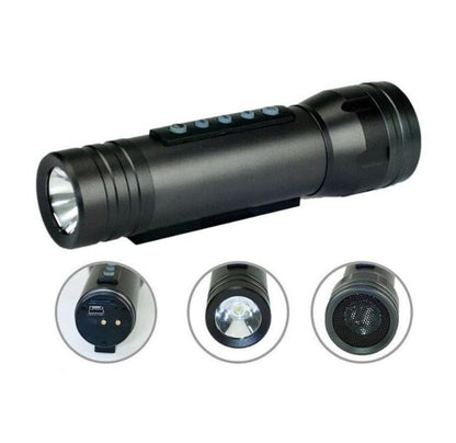Multifunction LED Bike Headlight with Built-in Speaker